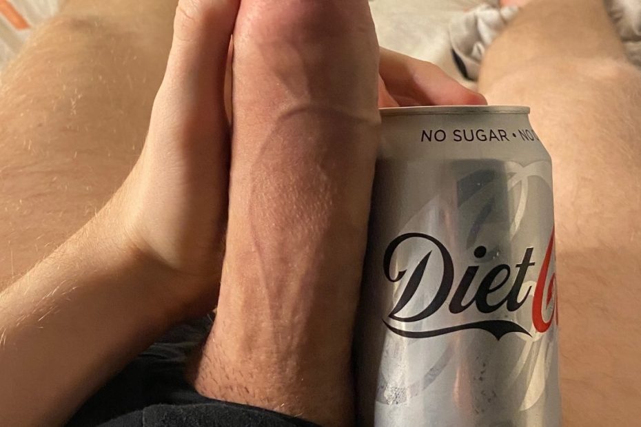 Big cock VS soda can