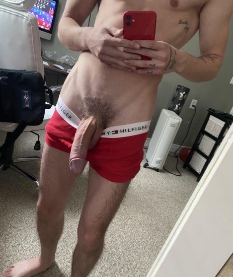 Big dick hanging out