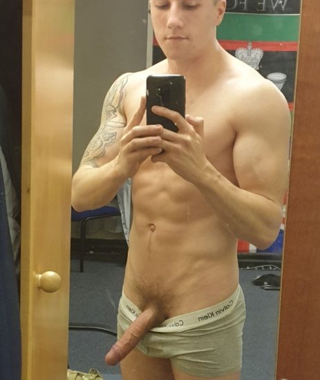 Big dick in the mirror