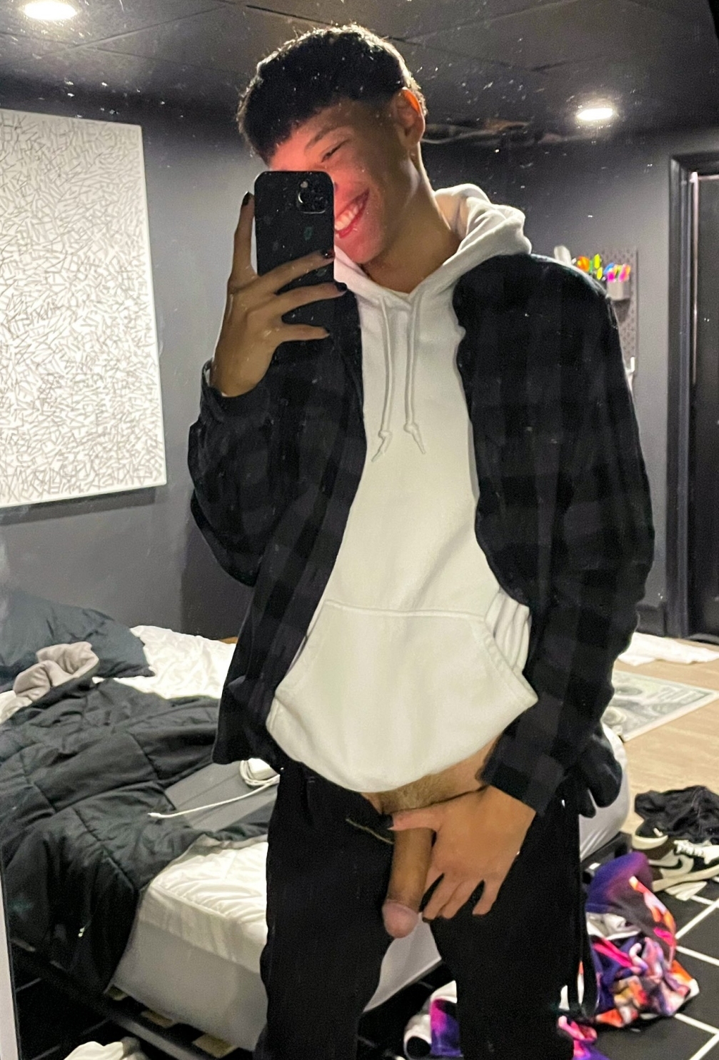 Boy with his cock out