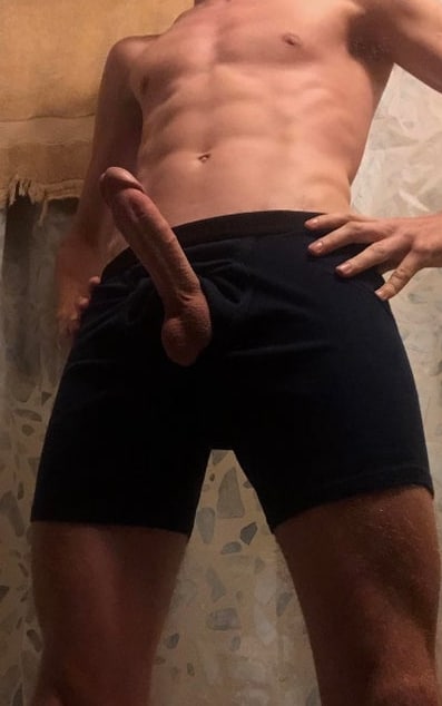 Cock out of boxers