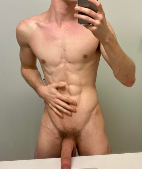 Fit body and big cut cock