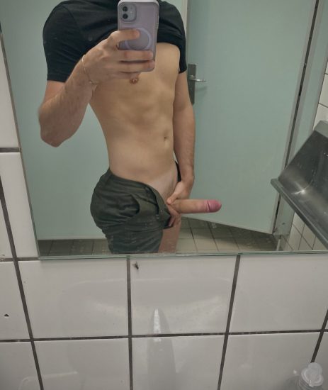 Fit boy with his dick out
