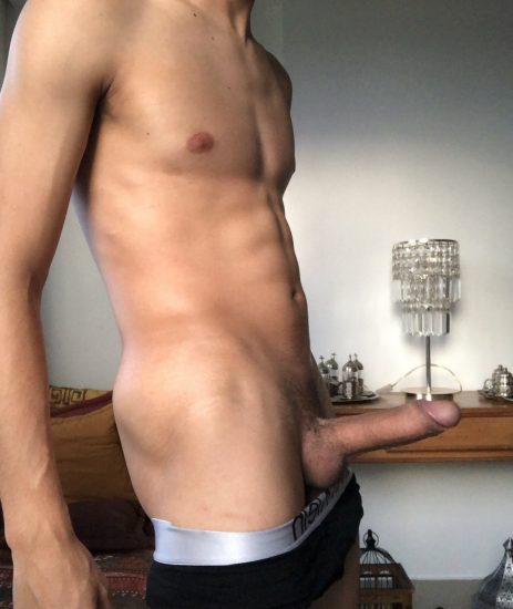 Fit guy with a boner