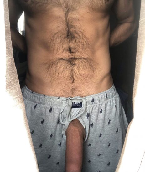 Hairy guy with a big cock