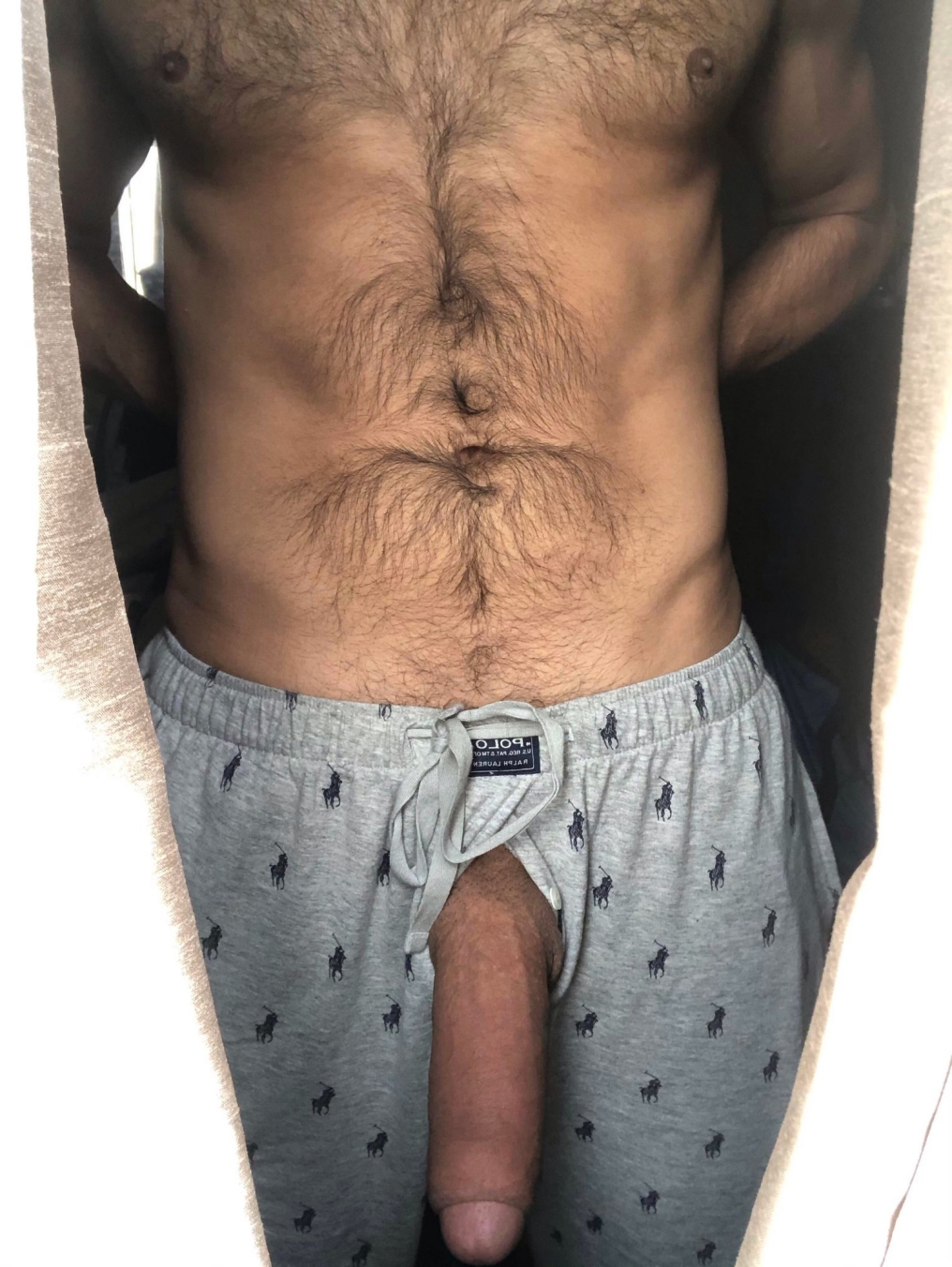 Hairy guy with a big cock