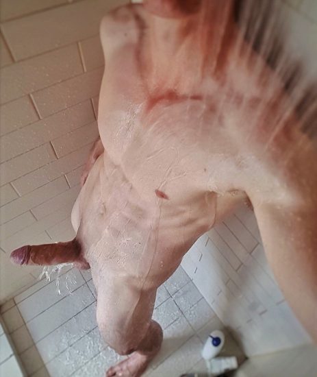 Hard dick in the shower