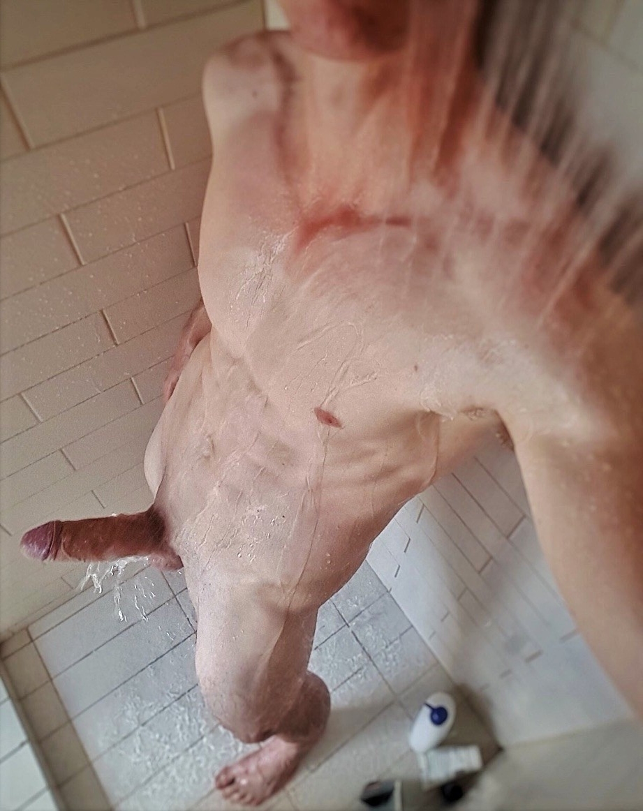 Hard dick in the shower