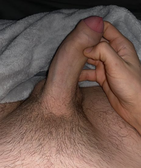 Horny nude boy in bed