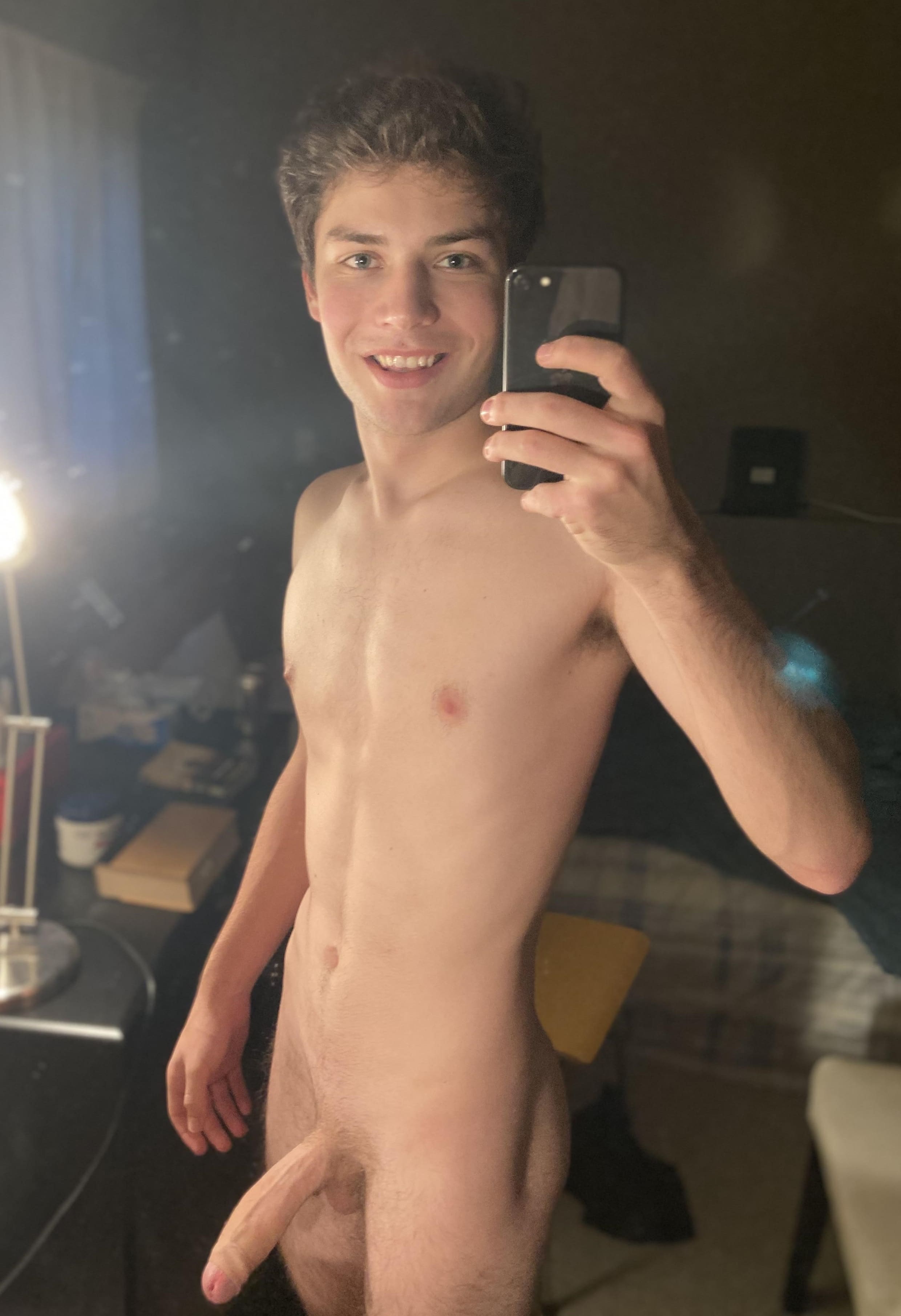Hung cute nude selfie boy
