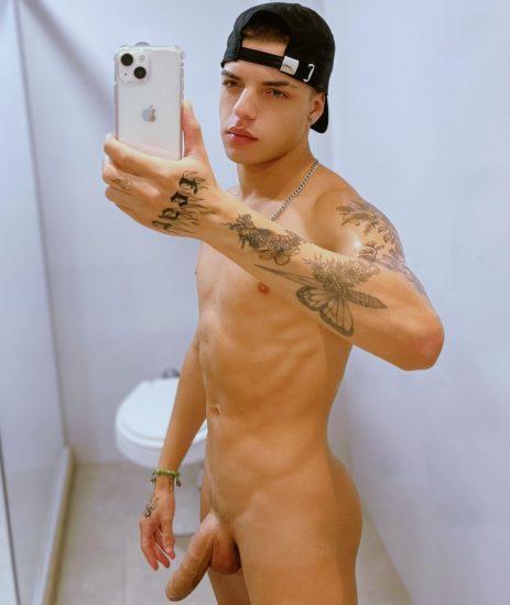 Hung nude Latino boy