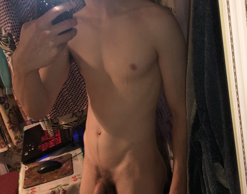 Nude boy with a big dick