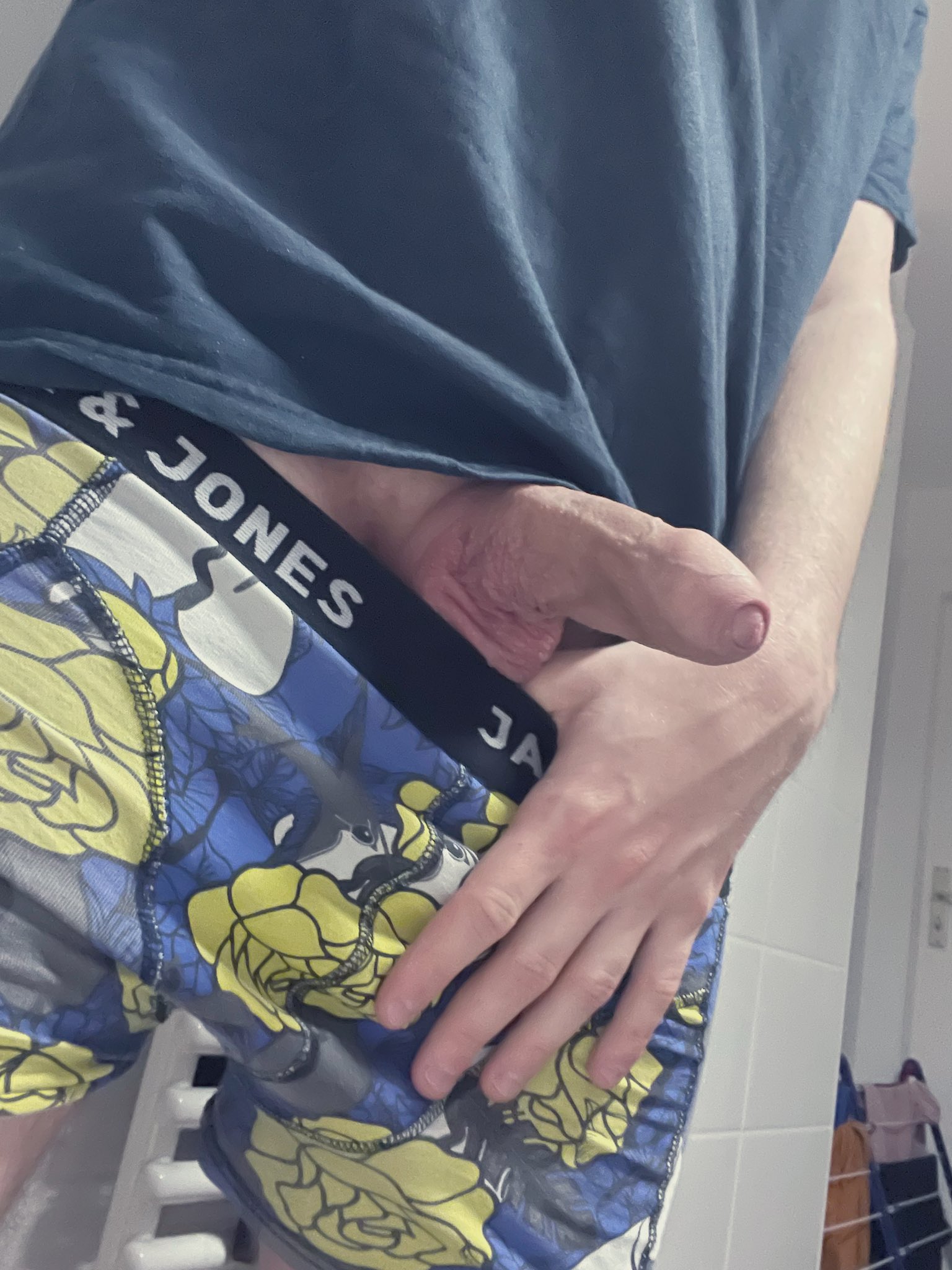 Penis out of the undies