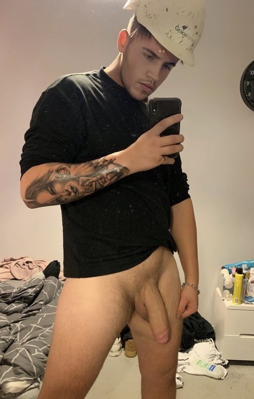 Sexy boy with a big penis