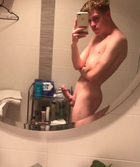 Sexy cock on this nude boy