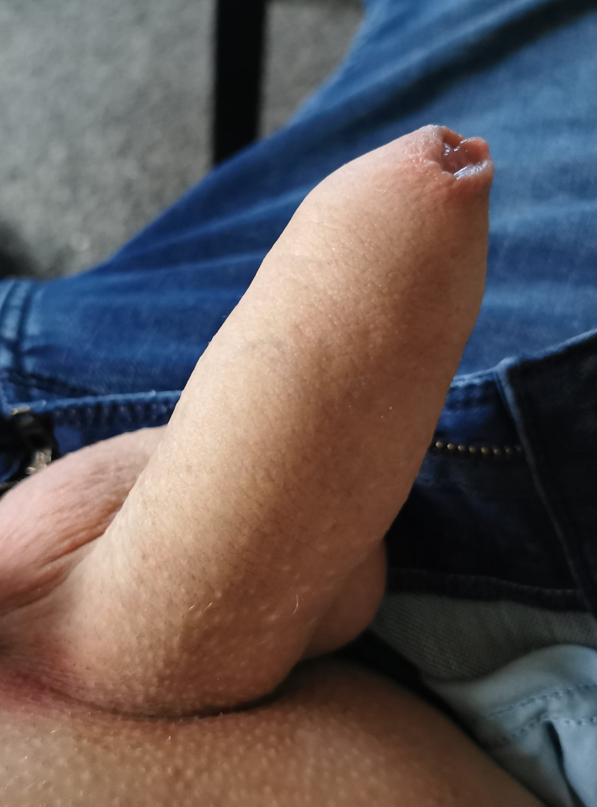Shaved men penis