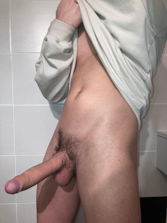 Very long cock fully erected